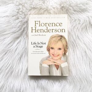 🆕Life Is Not a Stage Florence Henderson Book